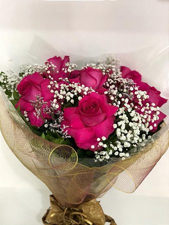 Buquê de Rosas colombianas Pink