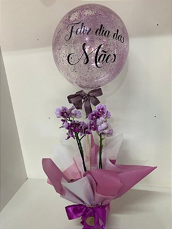 Orquídea Mini com balão
