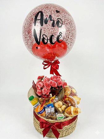 Bandeja Café Ballons Flowers
