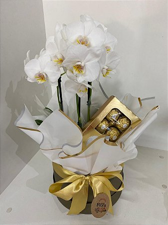 Caixa Orquidea e Ferrero