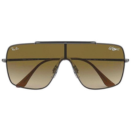 Óculos de Sol Ray-Ban RB3697 Wings II marrom degradê