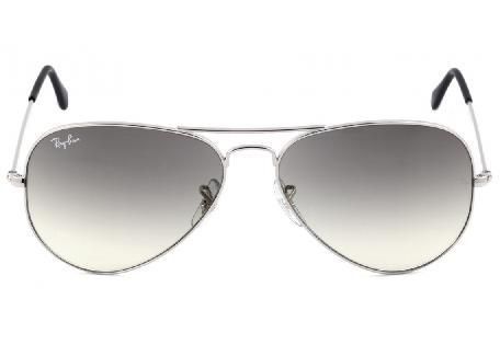 Óculos de Sol Ray-Ban RB3025 Aviador prata/preto