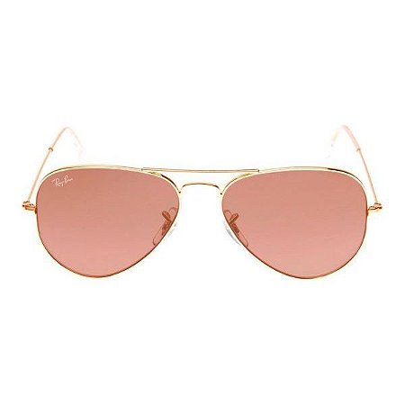 Óculos de Sol Ray-Ban RB3025 Aviador rosa espelhado