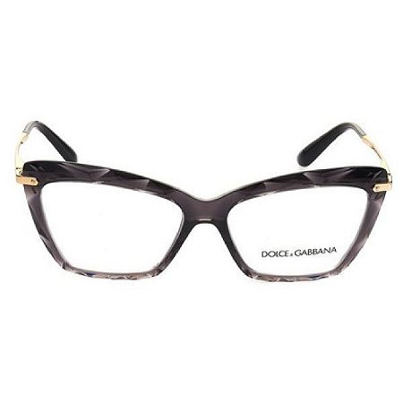 Óculos de grau Dolce & Gabbana 5025 504 - preto/dourado