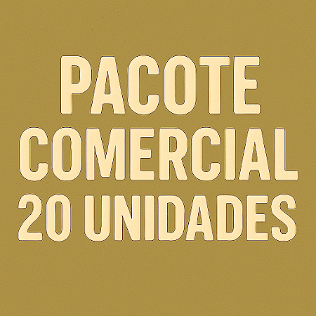 Pacote Comercial  20 unidades 320 GR