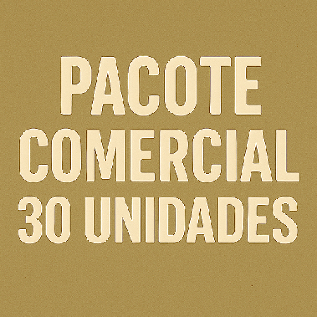 Pacote comercial  320 gramas   30 unidades