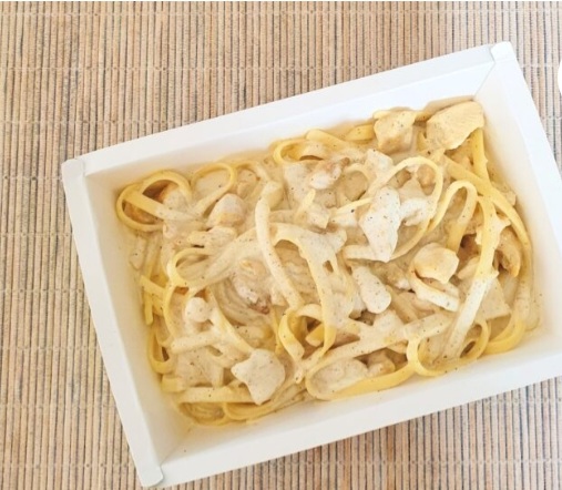 Fetuccine da chef com frango ao molho curry
