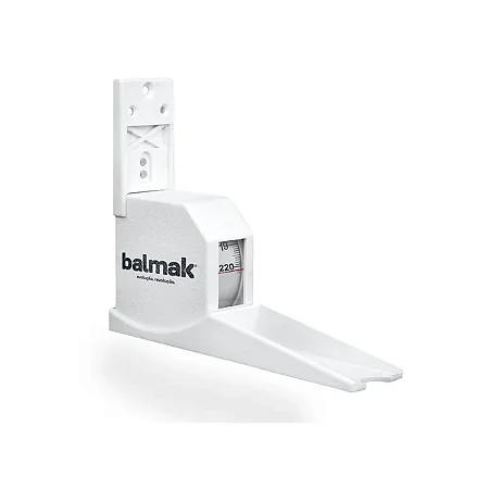 ESTADIÔMETRO VERTICAL FIXO DE PAREDE COM FITA DE MEDIÇÃO EST-221 - BALMAK