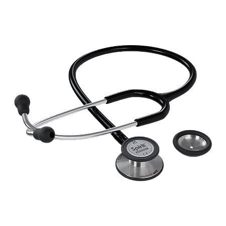 ESTETOSCÓPIO SPIRIT - MD III PRO ADULTO/PEDIÁTRICO PRETO