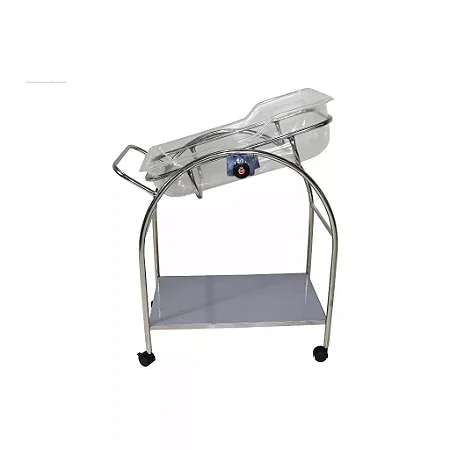 BERÇO CUNA EM AÇO INOX PE2711 - PORTAL HOSPITALAR