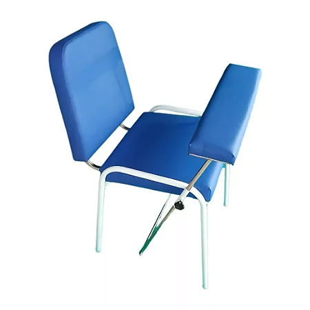 CADEIRA PARA COLETA DE SANGUE DESMONTÁVEL APOIO FRONTAL - PORTAL HOSPITALAR