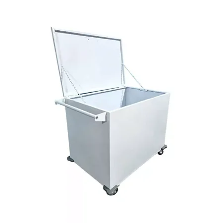 CARRO DE TRANSPORTE DE ROUPA SUJA EM AÇO CARBONO – PE2801-P PORTAL HOSPITALAR