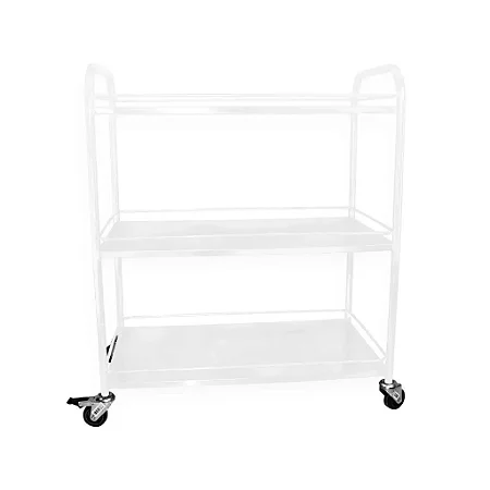 CARRO DE TRANSPORTE 3 BANDEJAS EM AÇO CARBONO – PE2800-P PORTAL HOSPITALAR