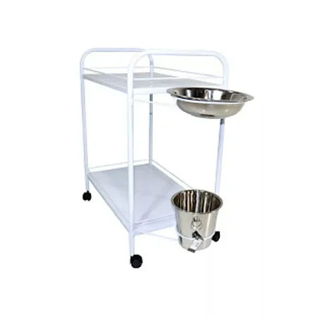 CARR0 DE CURATIVO 2 PRATELEIRAS EM AÇO CARBONO – PE2799 PORTAL HOSPITALAR