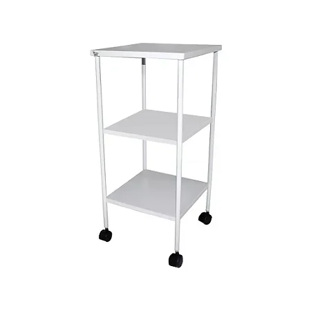 MESA AUXILIAR 40X40X80 AÇO CARBONO – 3 PRATELEIRAS – PE2792-PR PORTAL