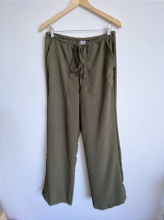 Calça basic verde militar
