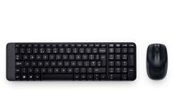 KIT COMBO WIRELESS TECLADO E MOUSE MK220 PRETO LOGITECH