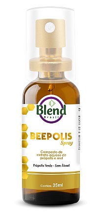 Beepolis Spray Composto de Extrato Squoso de Própolis Verde e Mel 35ml Blend Brasil