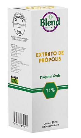 Extrato de Própolis Verde min. 11% 30ml Blend Brasil