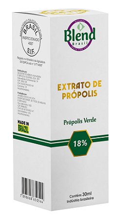 Extrato de Própolis Verde min. 18% 30ml Blend Brasil
