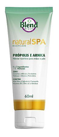 Néctar Nutritivo para Mãos e Pés Natural Spa Própolis e Arnica Blend Brasil 60ml