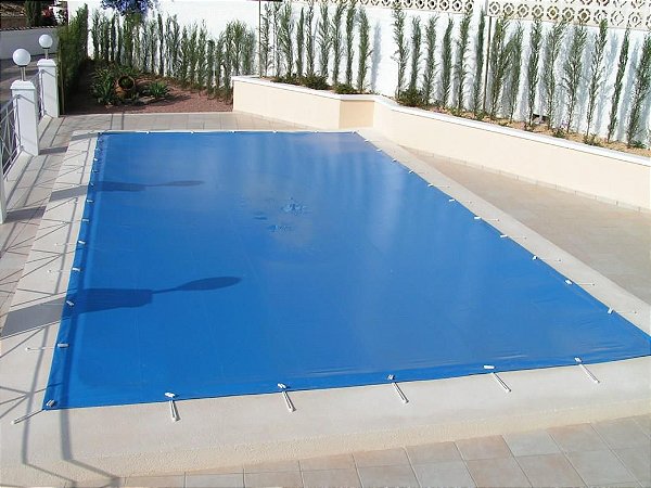 Capa para Piscina  330 micras (Azul - Kit COMPLETO) 0,190g/m²