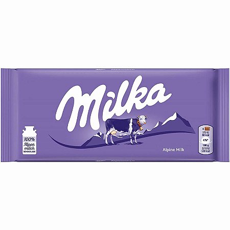 Chocolate Milka Alpine Milk 100g(Ao leite)