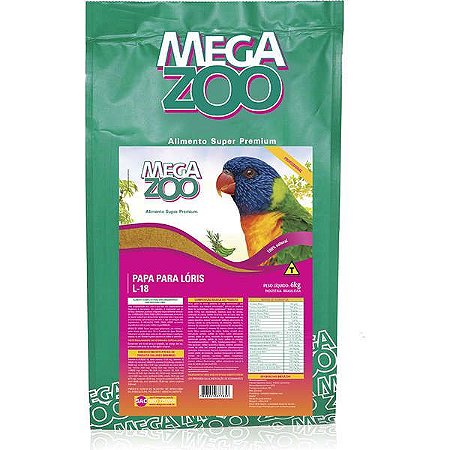 Megazoo Papa para Loris (L-18) 6 Kg