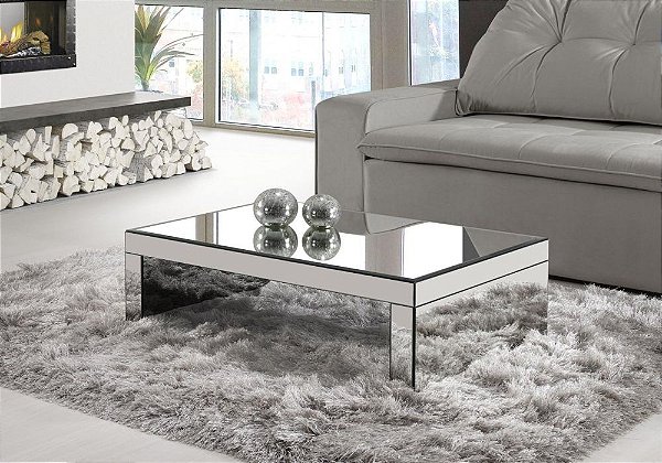MESA DE CENTRO ESPELHADA MODELO STILO