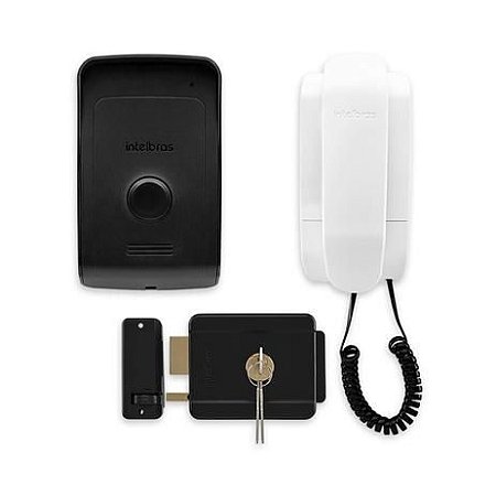 Kit Interfone com Fechadura Eletrônica Intelbras IPR1010