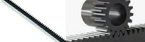 Barra cremalheira Rossi 1 metro chapa leve