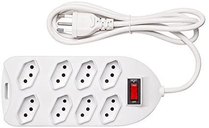 PROTETOR ELETRÔNICO INTELBRAS COM 8 TOMADAS EPE 1008 BR