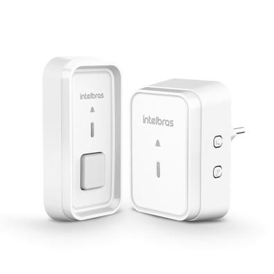 CAMPAINHA SEM FIO COM BATERIA CIB 101 BRANCA