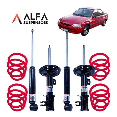 Kit Completo de Suspensão Fixa Esportiva Ford Escort (1983/2004)