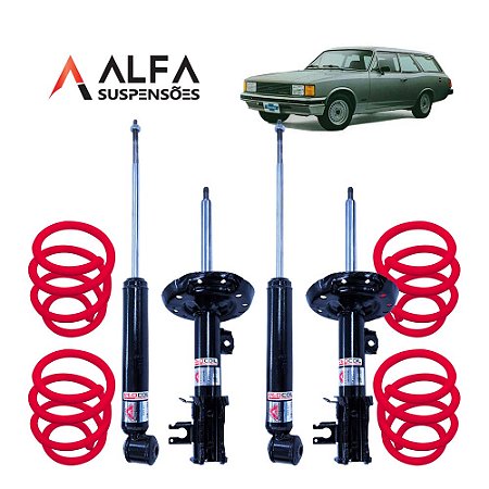 Kit Completo de Suspensão Fixa Esportiva Gm Caravan (1969/1992)