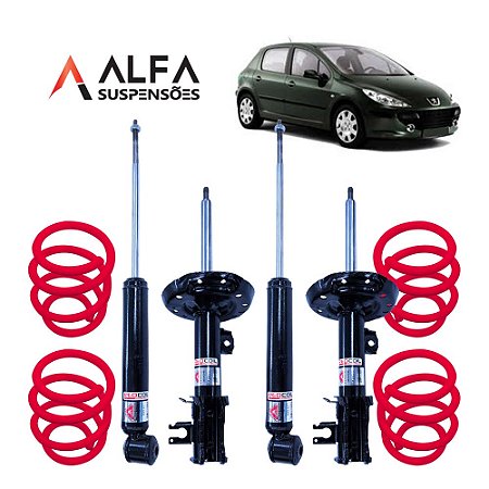 Kit Completo de Suspensão Fixa Esportiva Peugeot 307 (2001/2012)