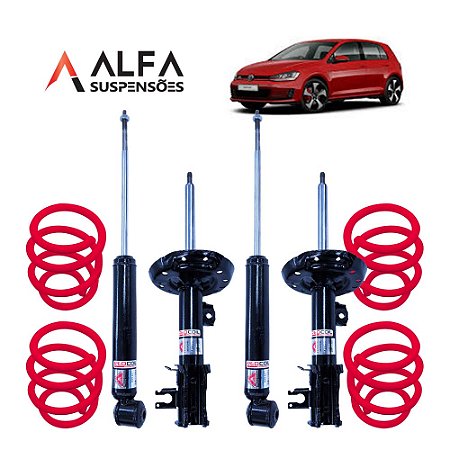 Kit Completo de Suspensão Fixa Esportiva VW Golf Mk7 (2013/...)