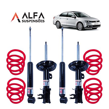 Kit Completo de Suspensão Fixa Esportiva Vw Jetta Flex *eixo Multilink* (2013/2016)