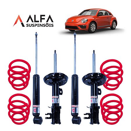 Kit Completo de Suspensão Fixa Esportiva VW New Beetle (1997/2010)