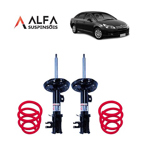 Kit Dianteiro de Suspensão Fixa Esportiva Citroen C4 Hatch (2004/2013)