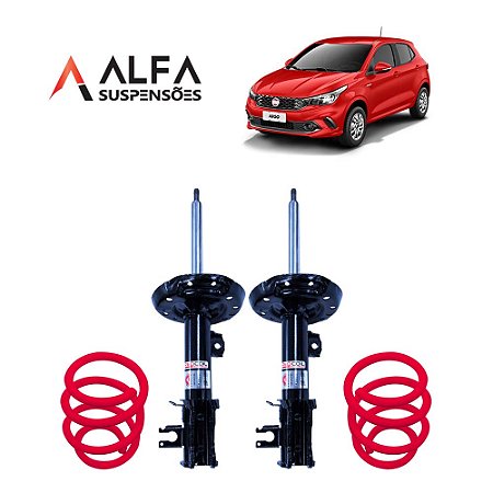 Kit Dianteiro de Suspensão Fixa Esportiva Fiat Argo (2017/...)