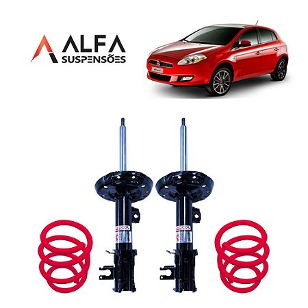 Kit Dianteiro de Suspensão Fixa Esportiva Fiat Bravo (2011/2016)