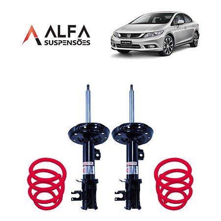 Kit Dianteiro de Suspensão Fixa Esportiva Honda New Civic (2007/2011)