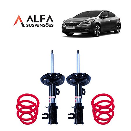 Kit Dianteiro de Suspensão Fixa Esportiva Kia Cerato (2010/2013)