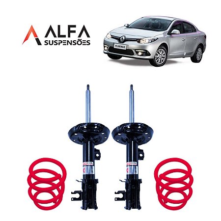 Kit Dianteiro de Suspensão Fixa Esportiva Renault Fluence (2009/2017)