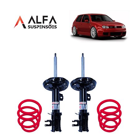 Kit Dianteiro de Suspensão Fixa Esportiva Vw Golf Mk4 (1999/2013)