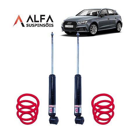 Kit Traseiro de Suspensão Fixa Esportiva Audi A3 Sportback (2007/...)