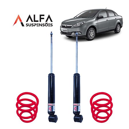 Kit Traseiro de Suspensão Fixa Esportiva Fiat Grand Siena (2012/...)