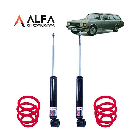 Kit Traseiro de Suspensão Fixa Esportiva Gm Caravan (1969/1992)