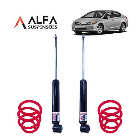 Kit Traseiro de Suspensão Fixa Esportiva Honda Civic (2012/2016)